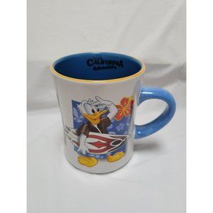 NWT Disney Store Donald Duck California Adventure Surfing Kayak - Blue Inside